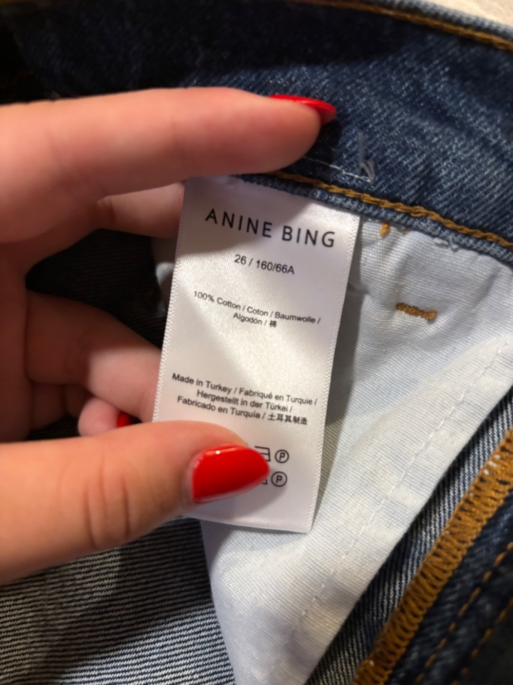 Anine Bing Jeans, Womans size 26 - Picture 4 of 5